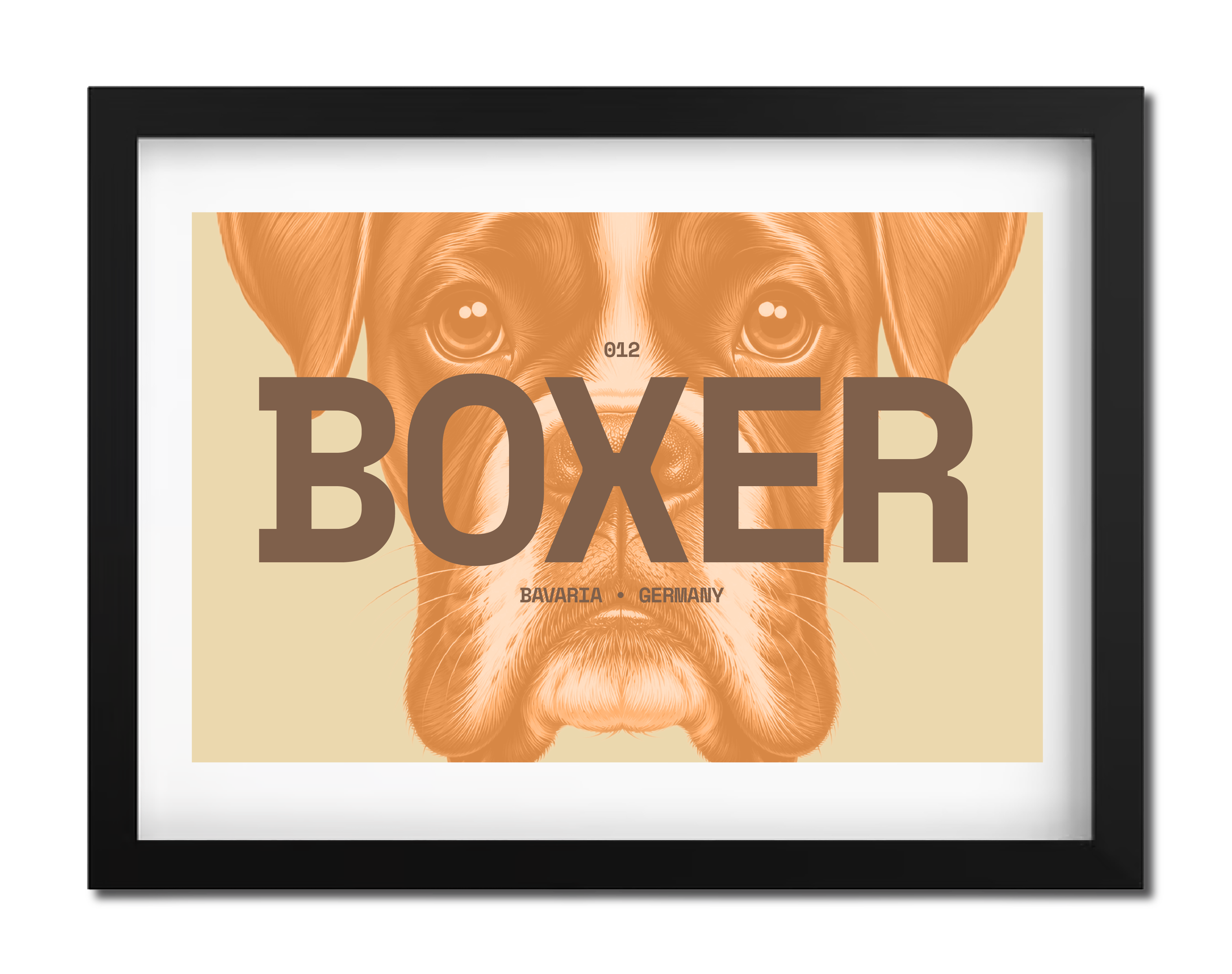 Boxer Dog Poster