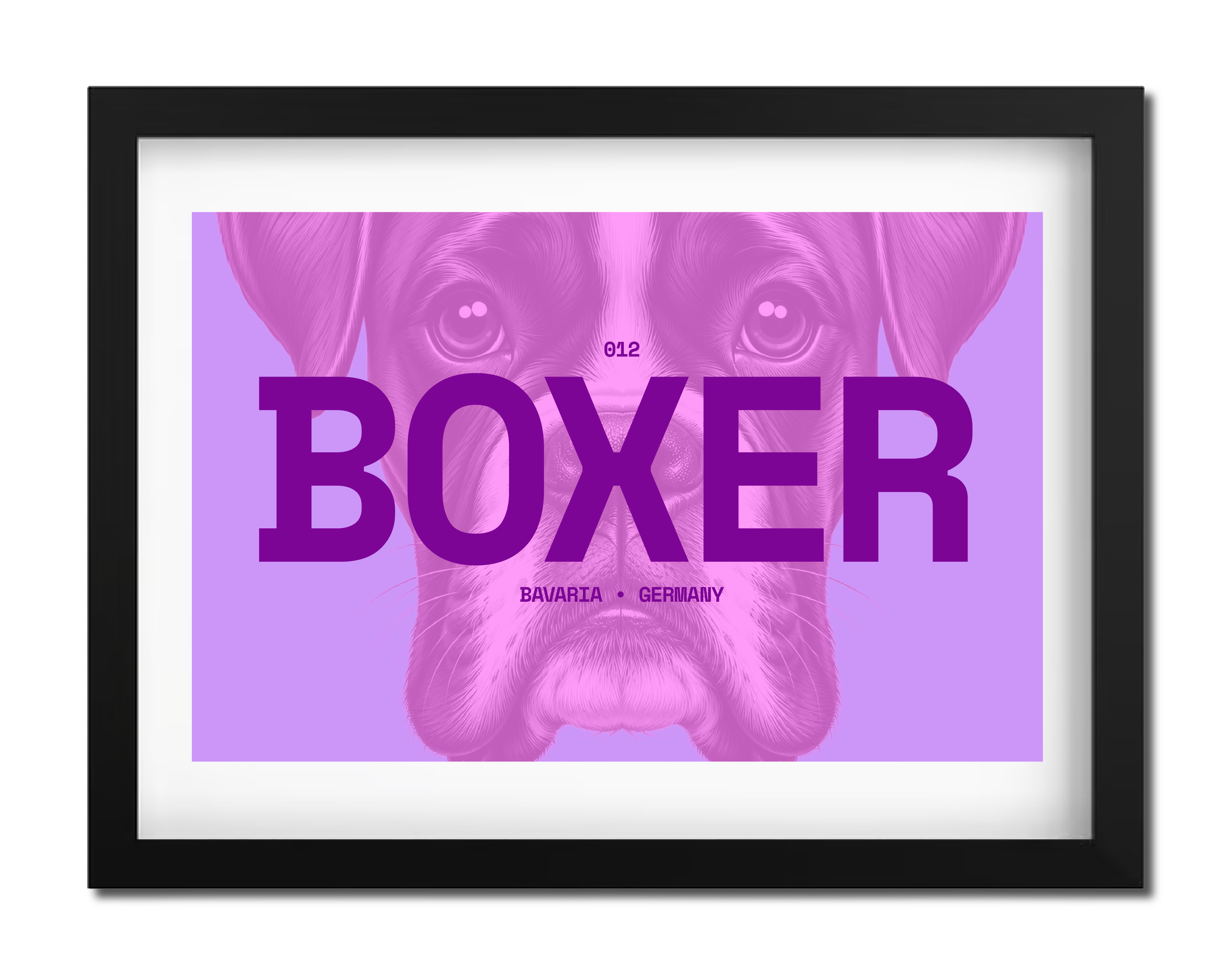 Boxer Dog Poster