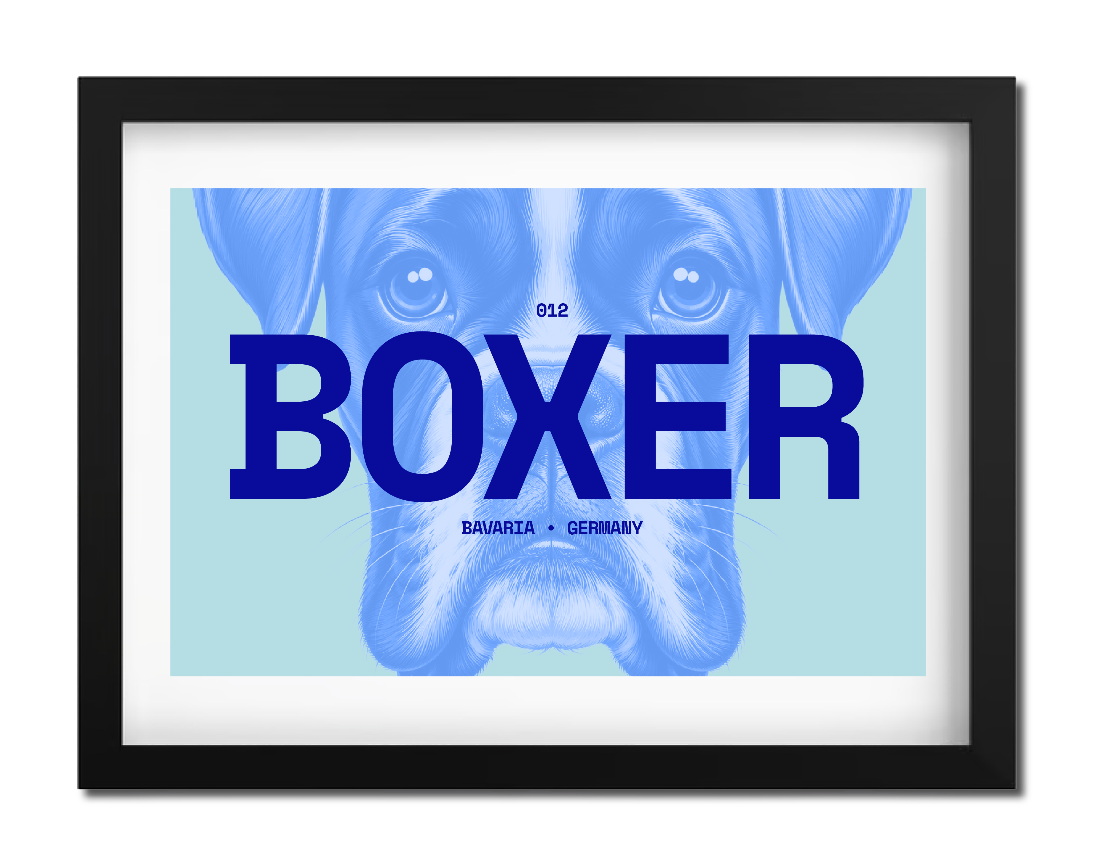 Boxer Dog Poster