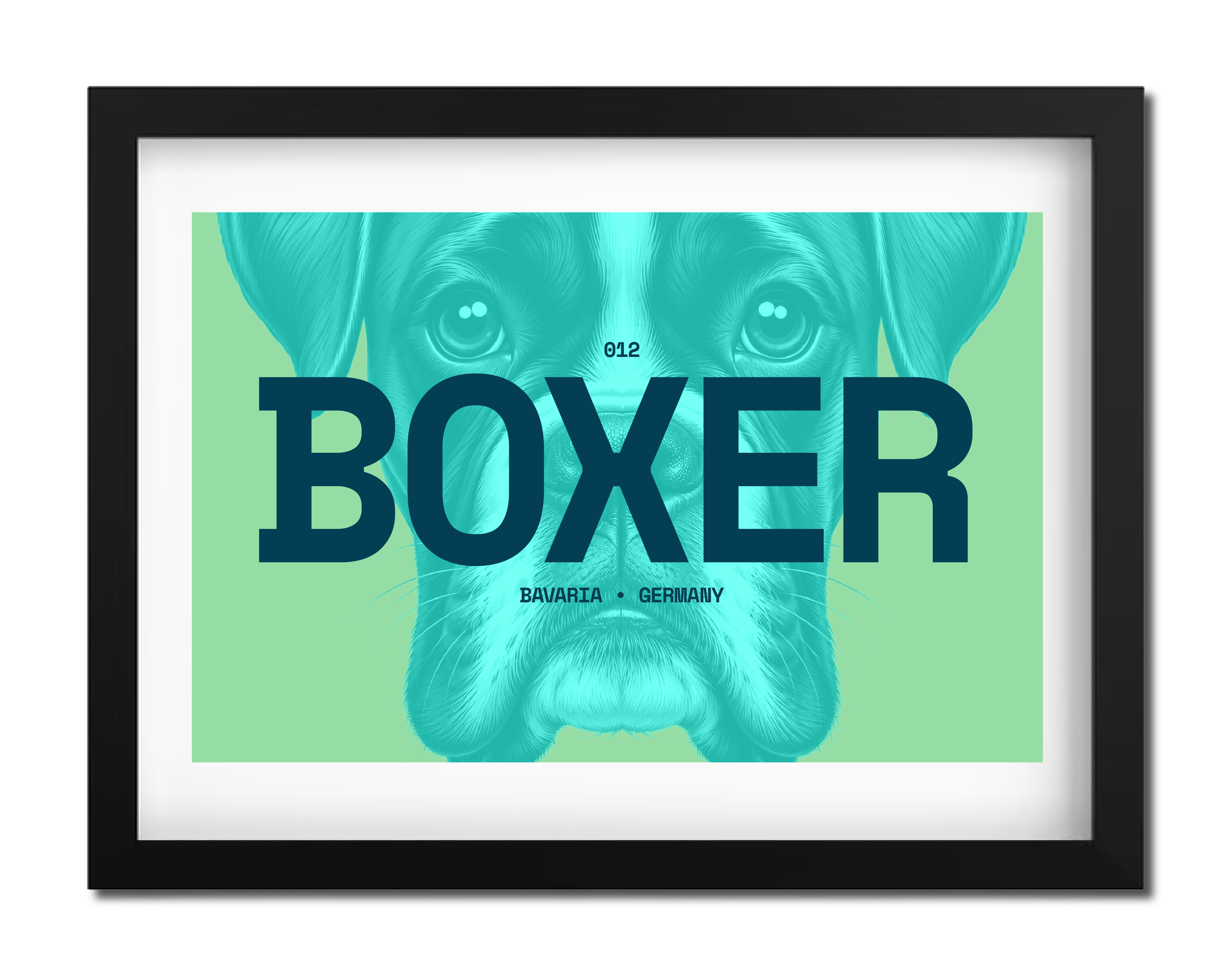 Boxer Dog Poster