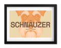 Schnauzer Dog Poster