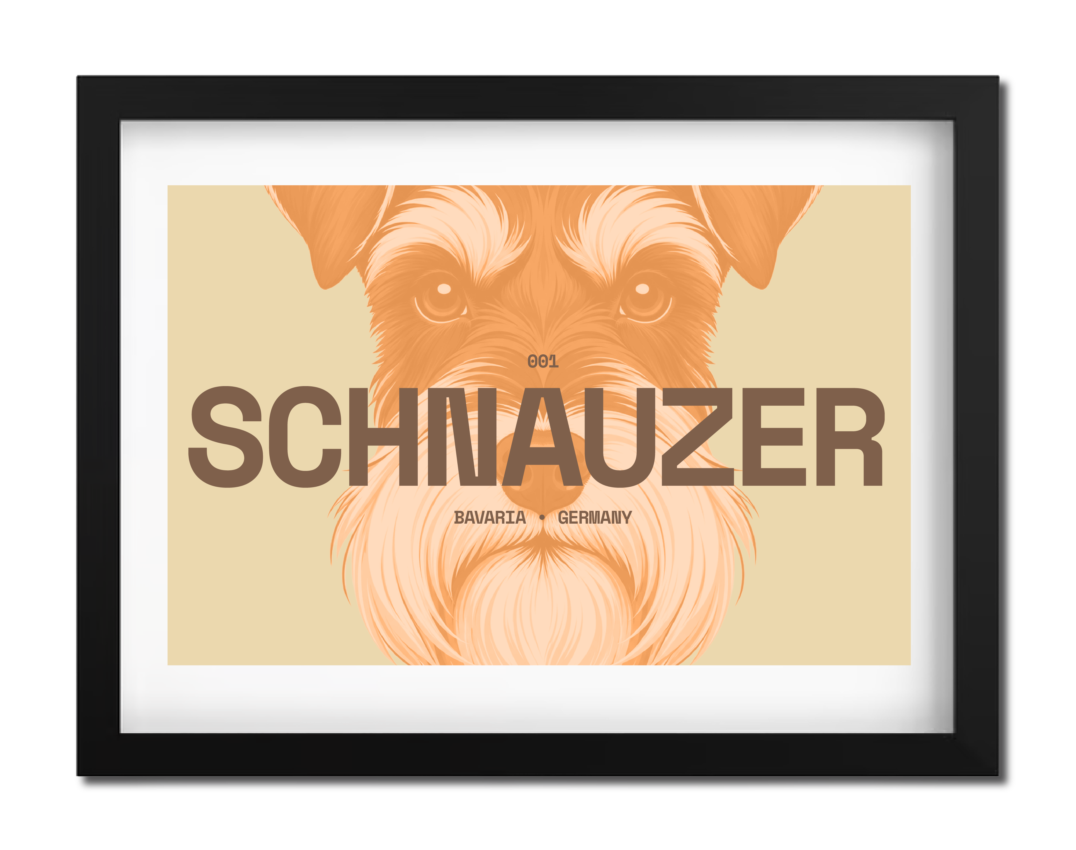 Schnauzer Dog Poster