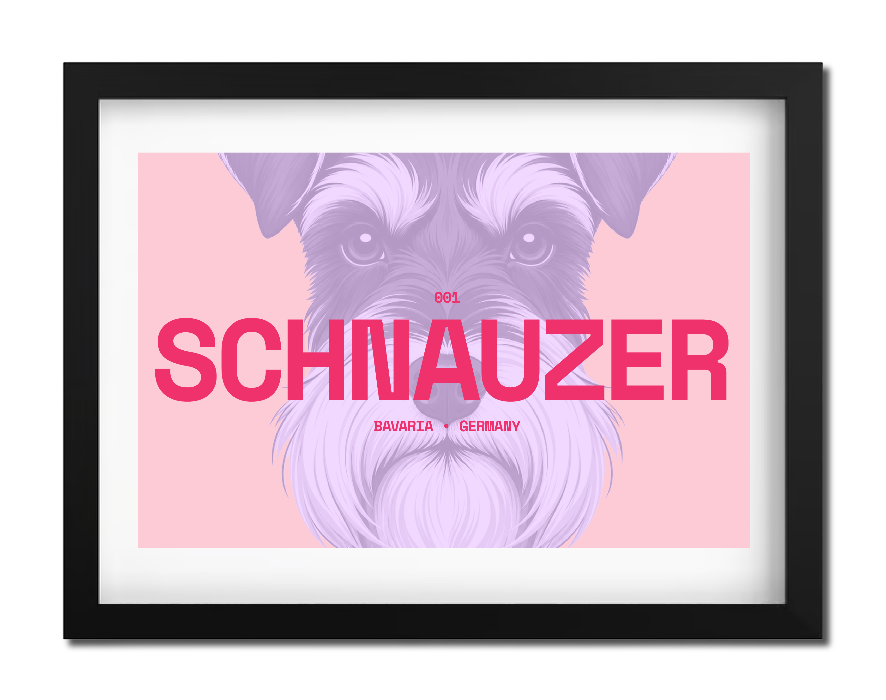 Schnauzer Dog Poster