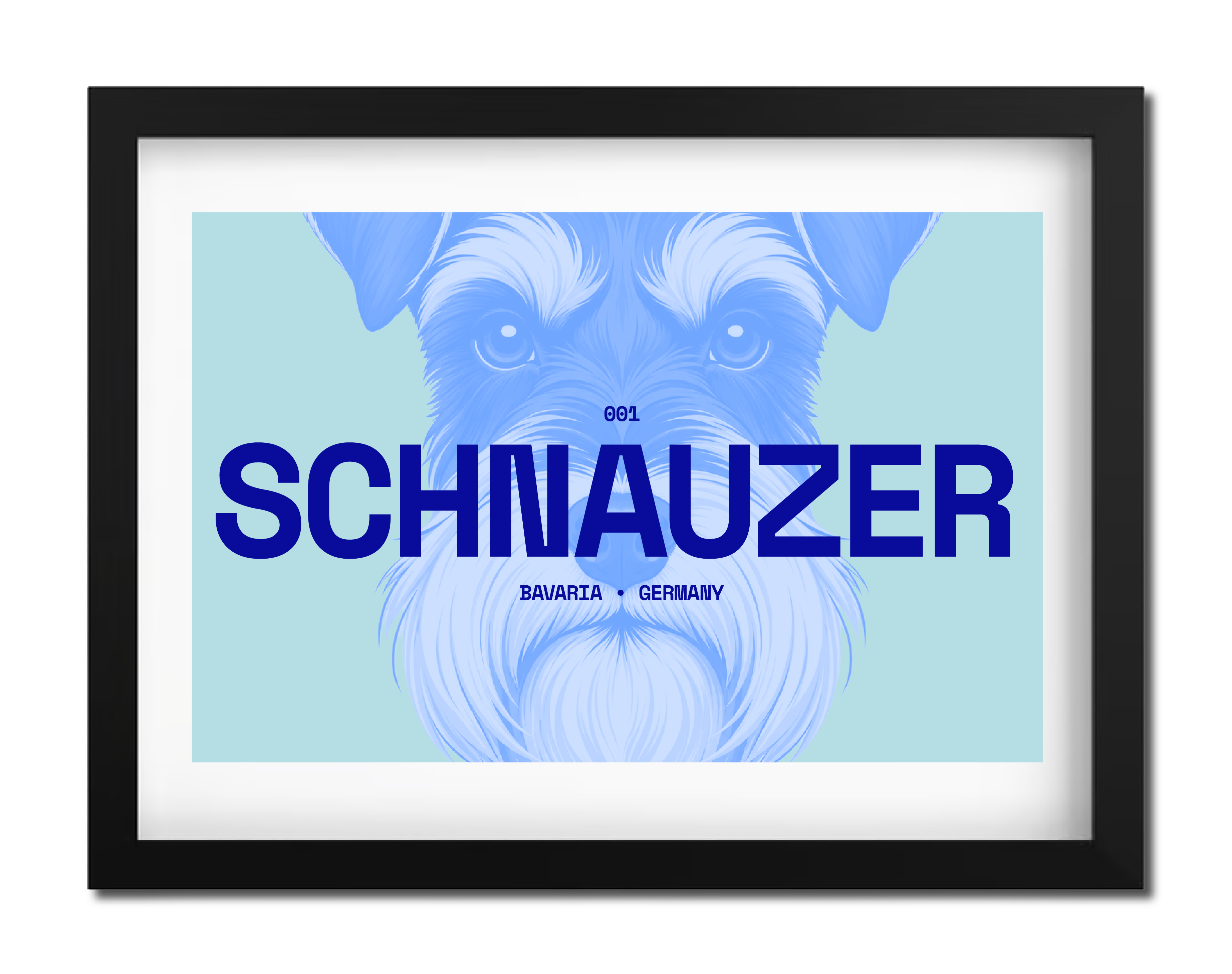 Schnauzer Dog Poster