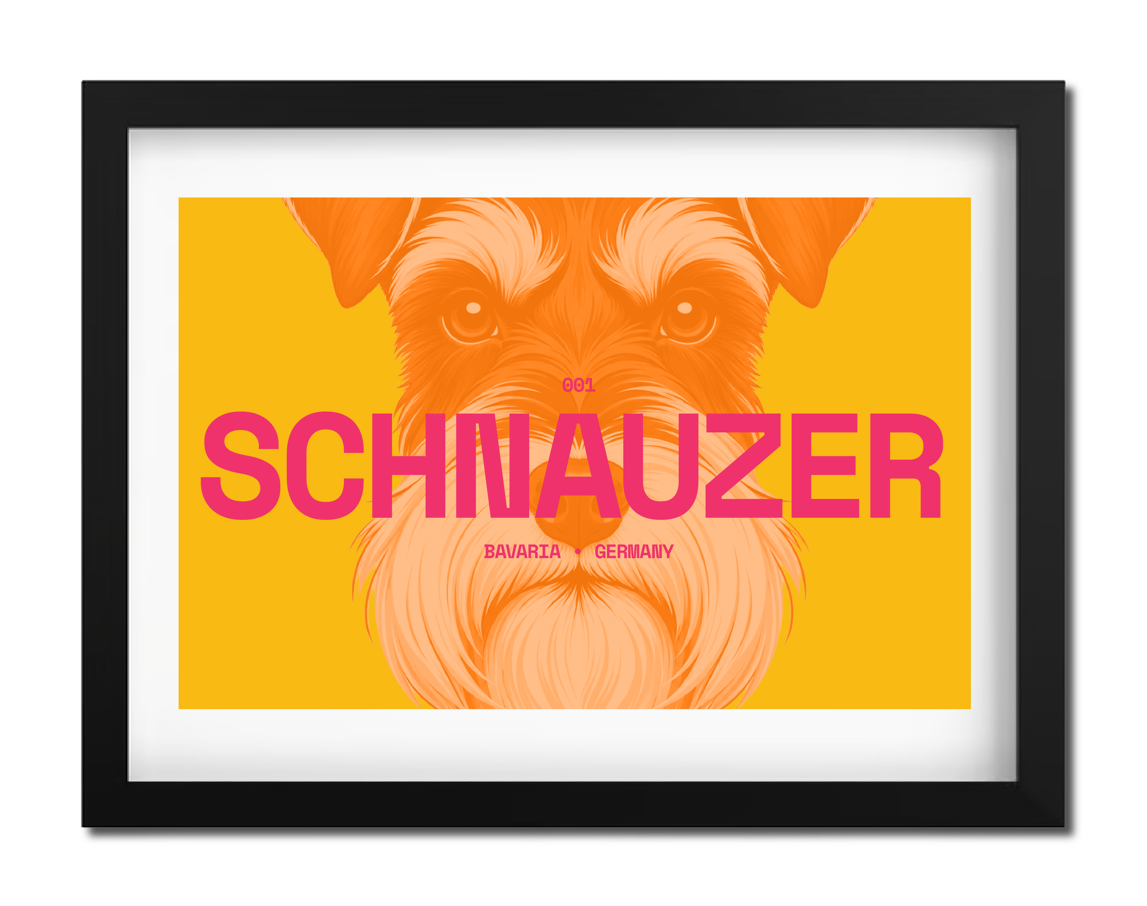 Schnauzer Dog Poster