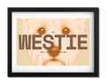 Westie Dog Poster