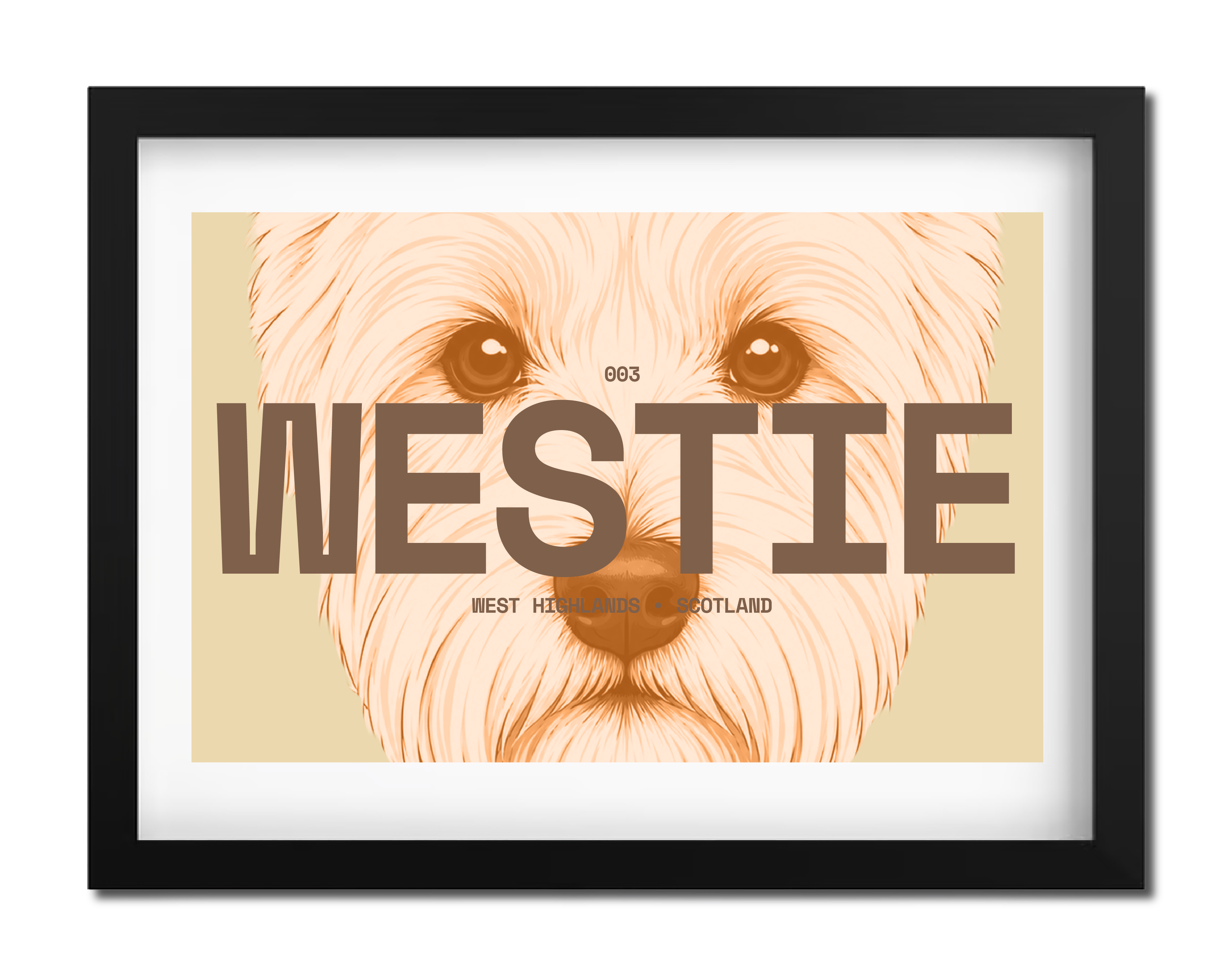 Westie Dog Poster