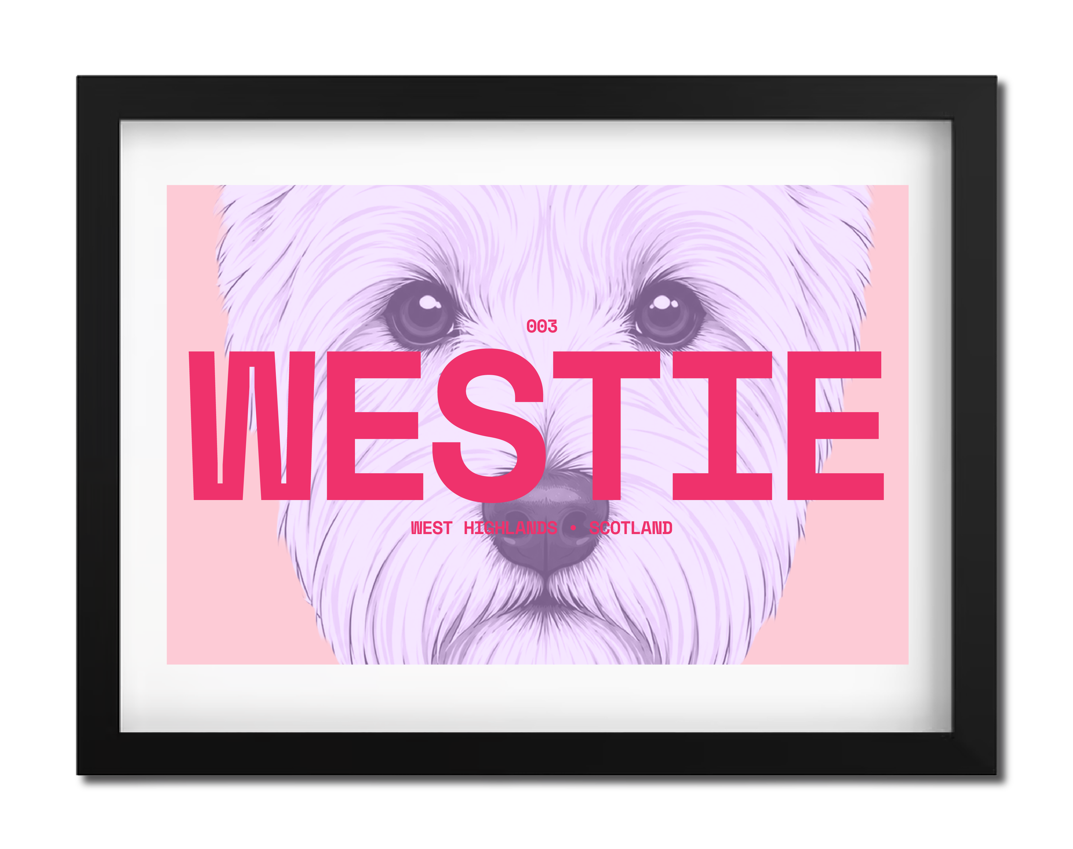 Westie Dog Poster