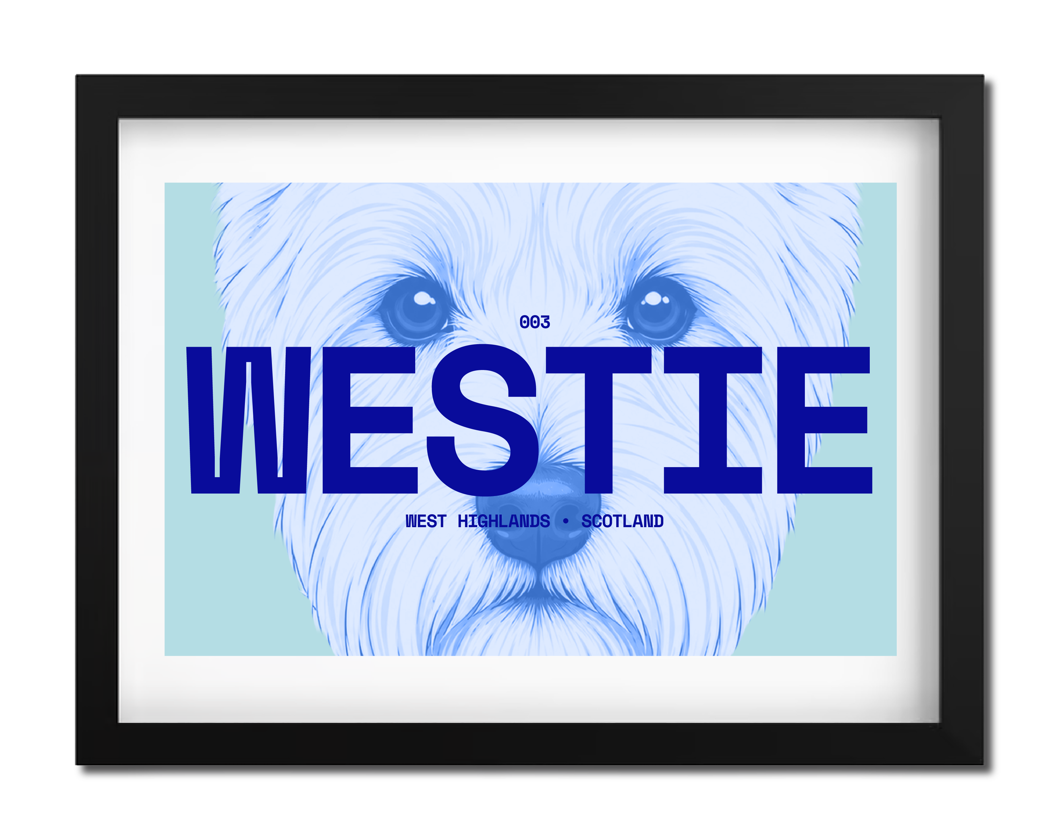 Westie Dog Poster