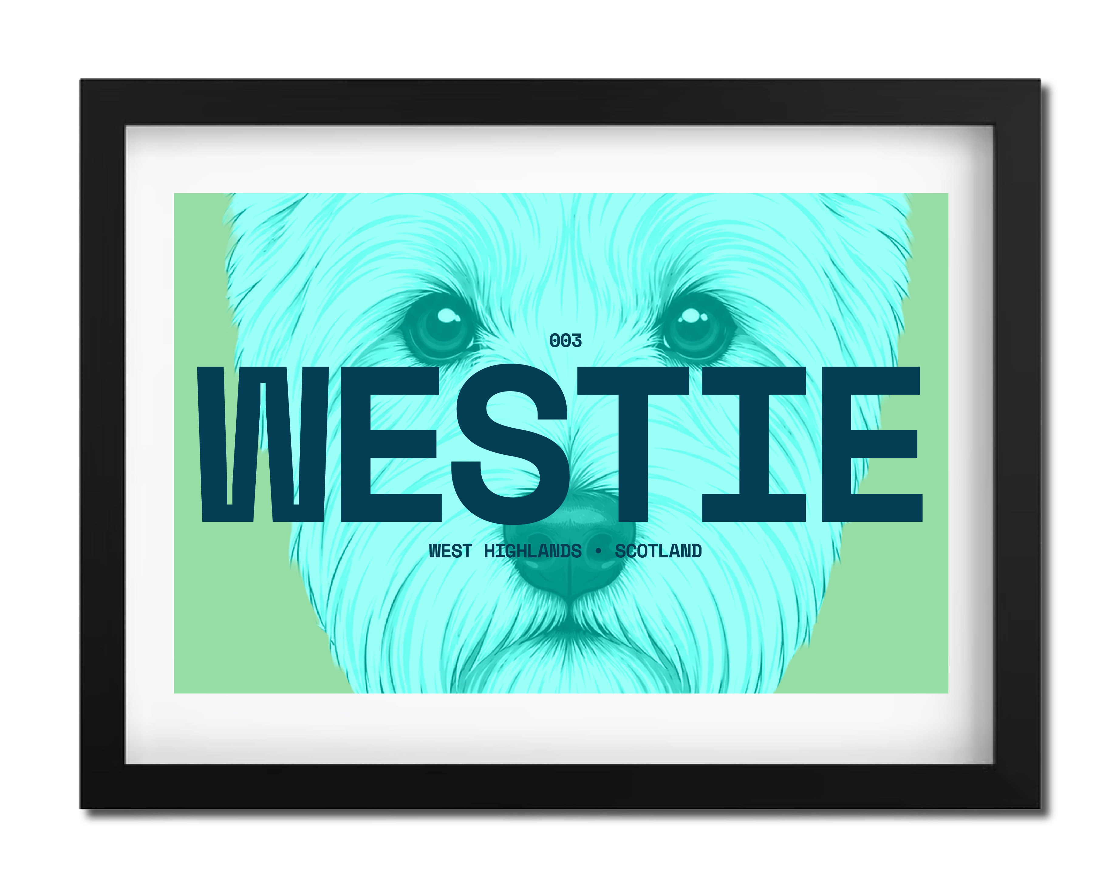 Westie Dog Poster