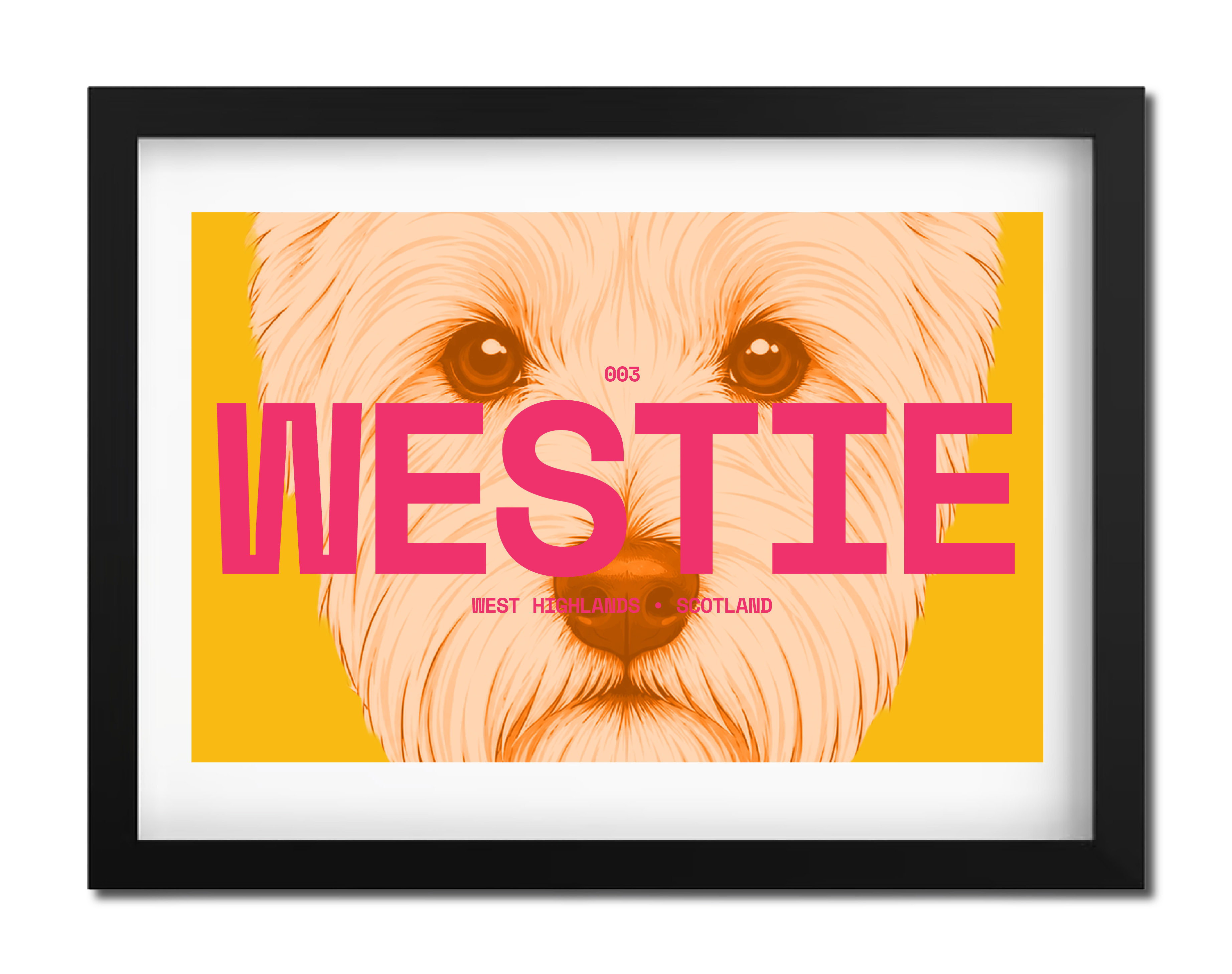 Westie Dog Poster
