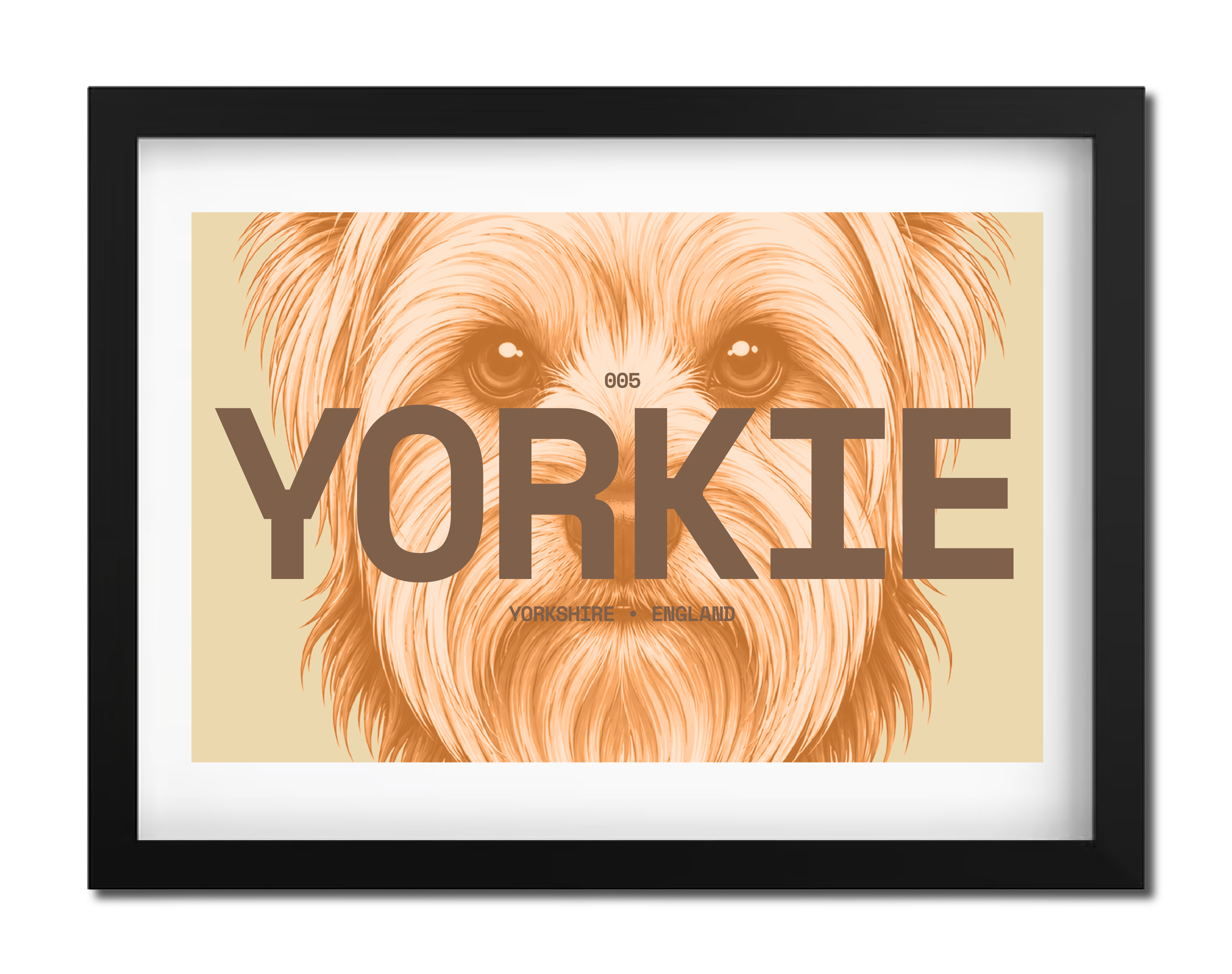 Yorkie Dog Poster