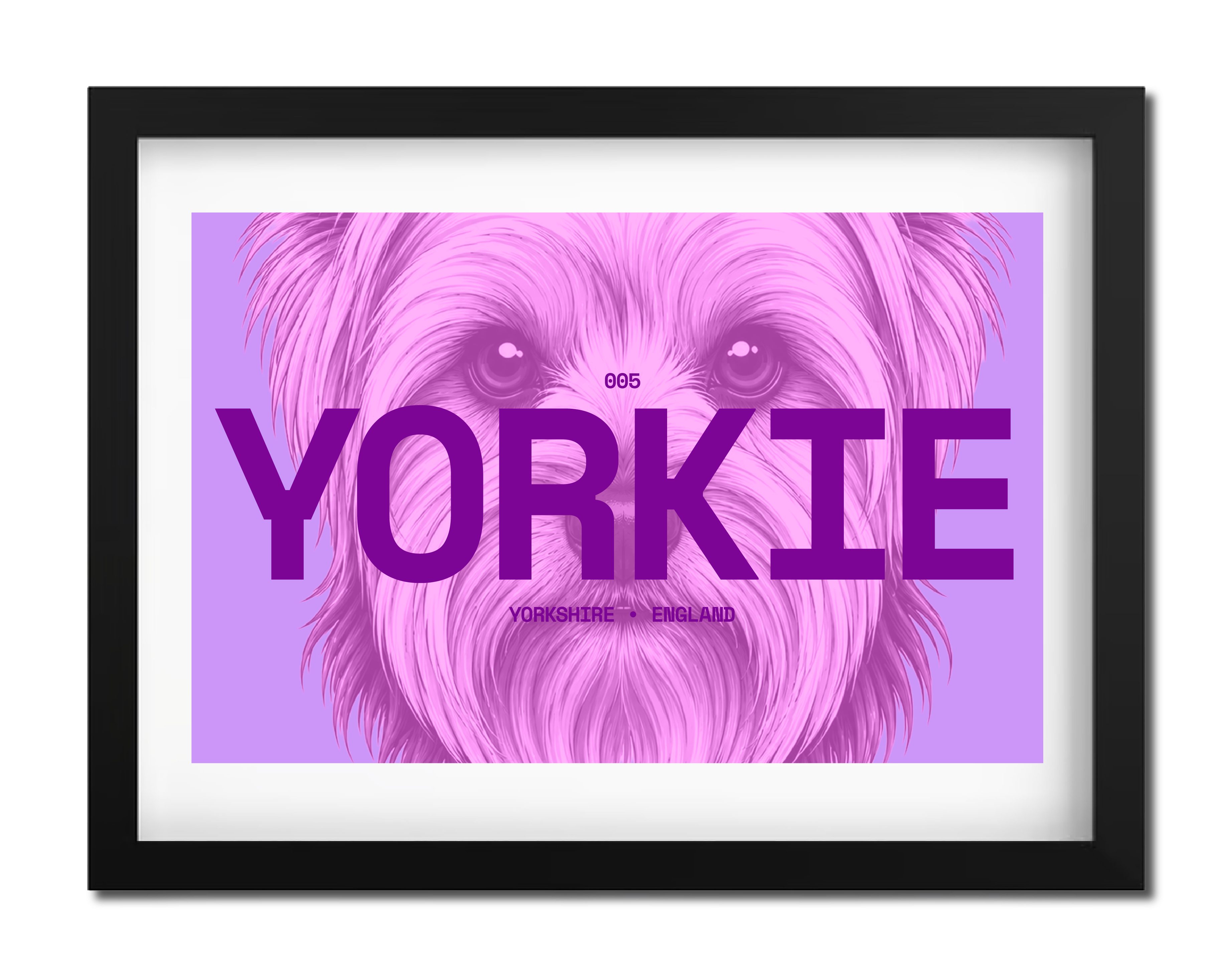 Yorkie Dog Poster