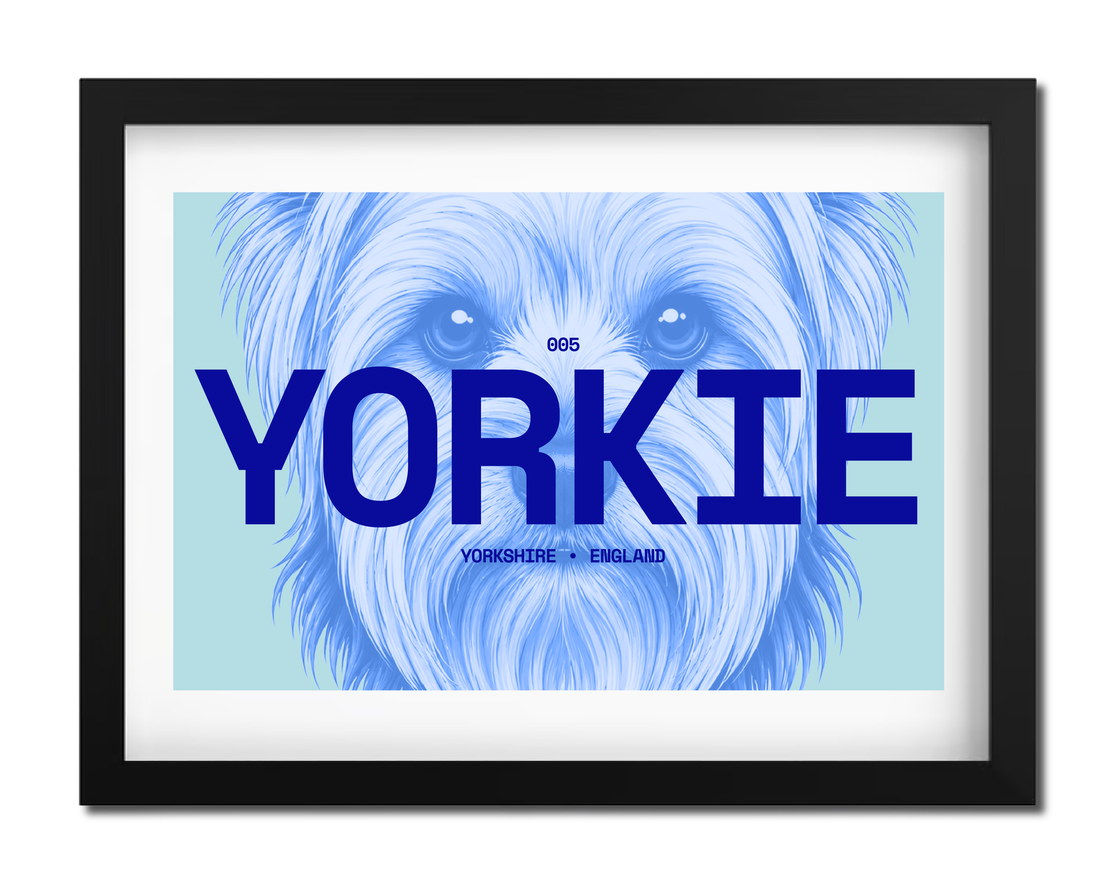 Yorkie Dog Poster