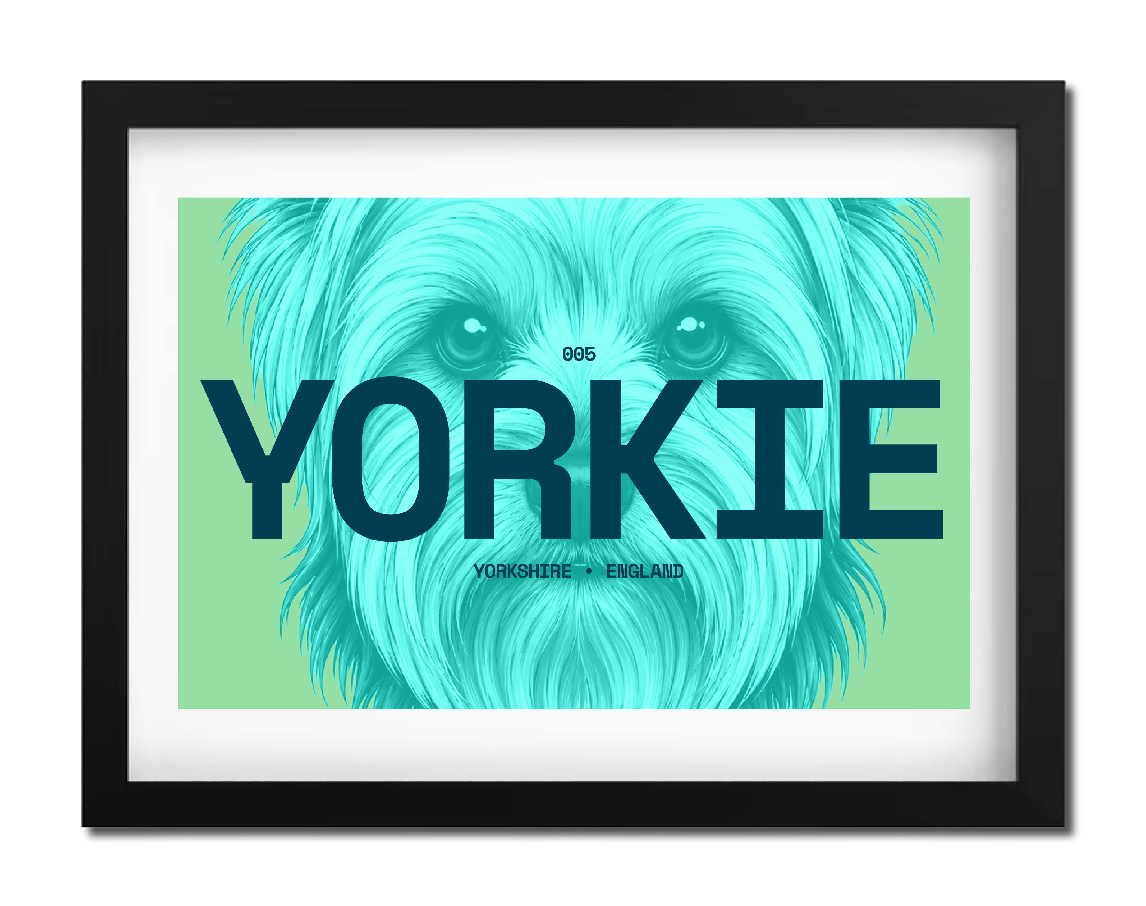 Yorkie Dog Poster