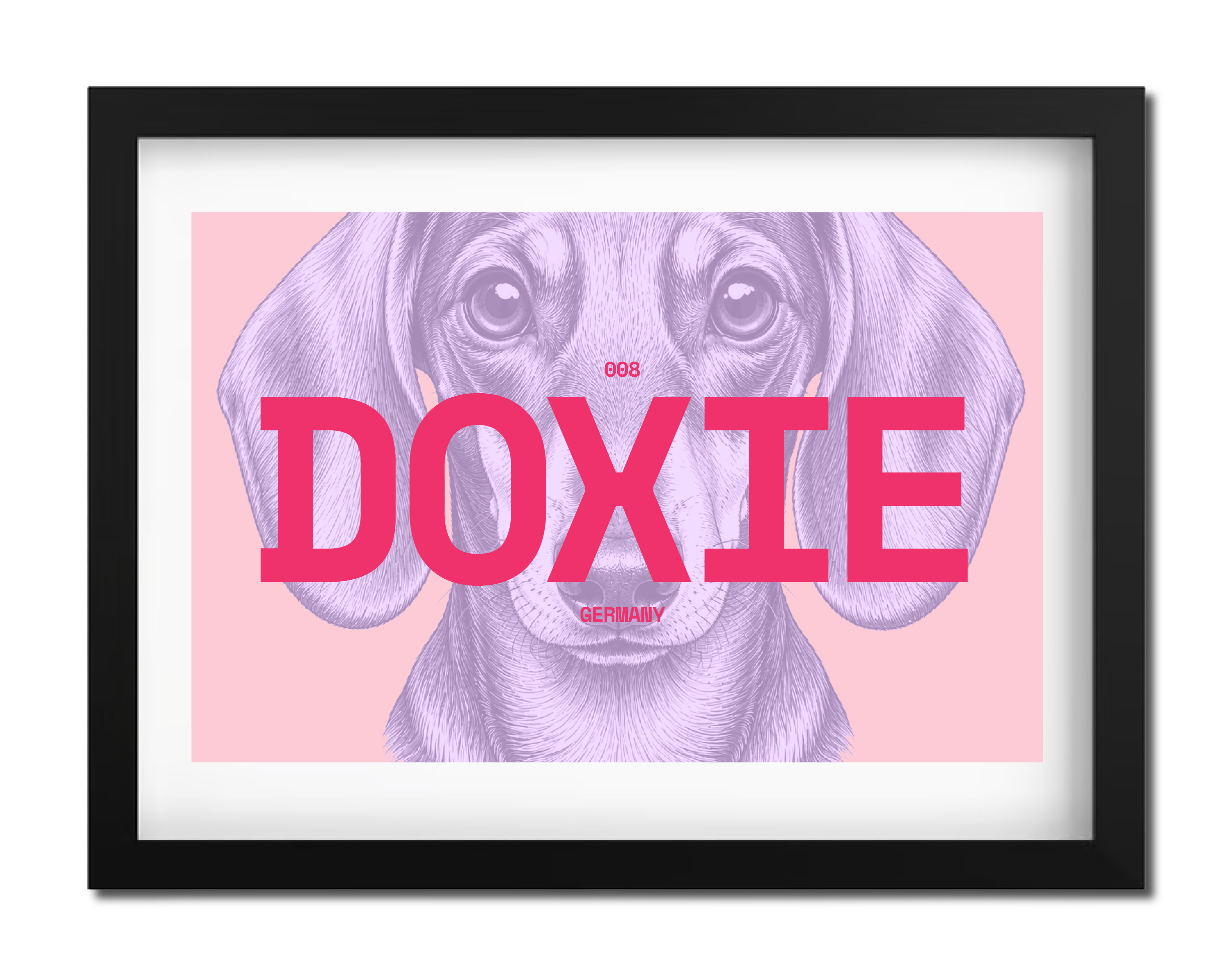 Doxie Dog Poster