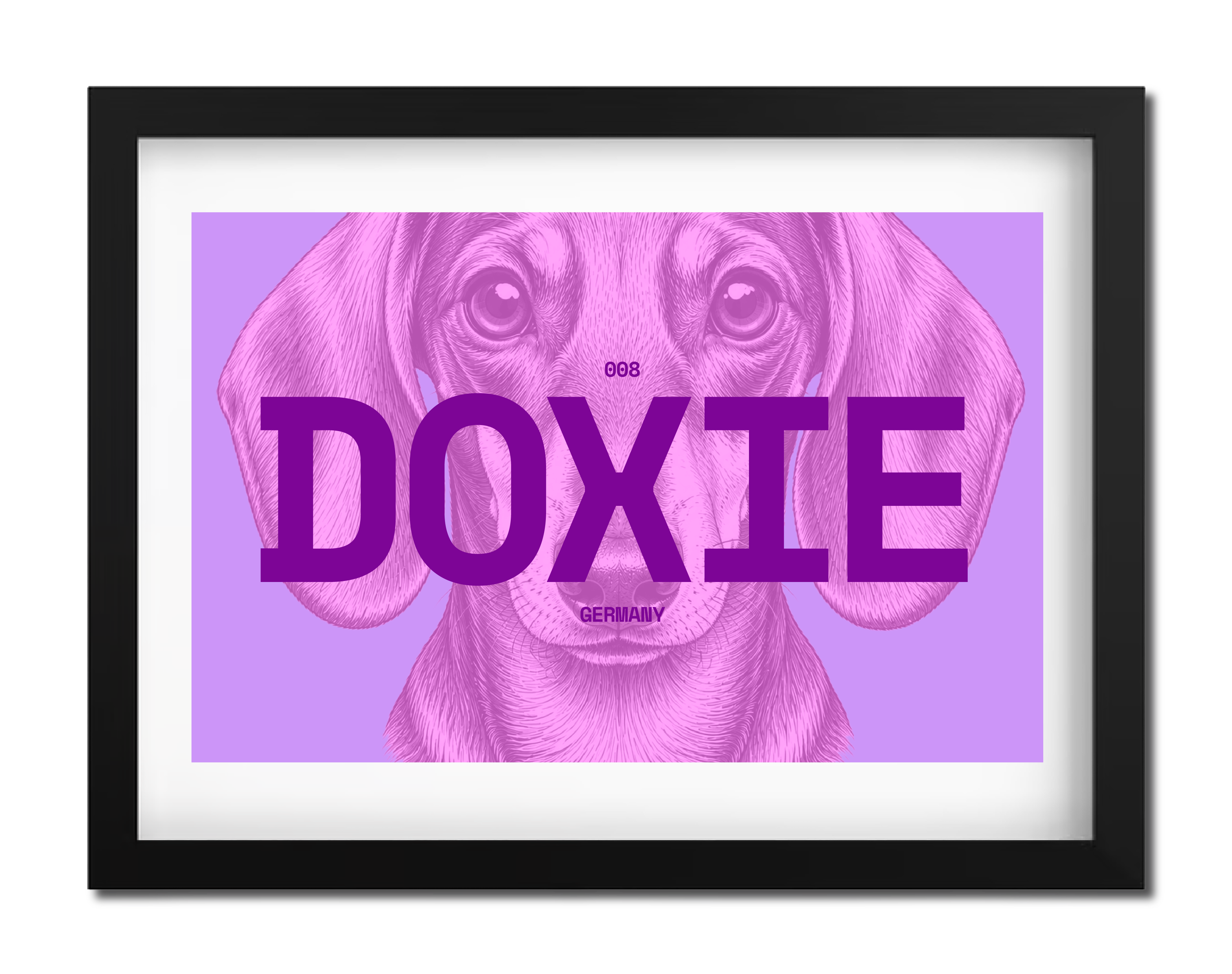 Doxie Dog Poster