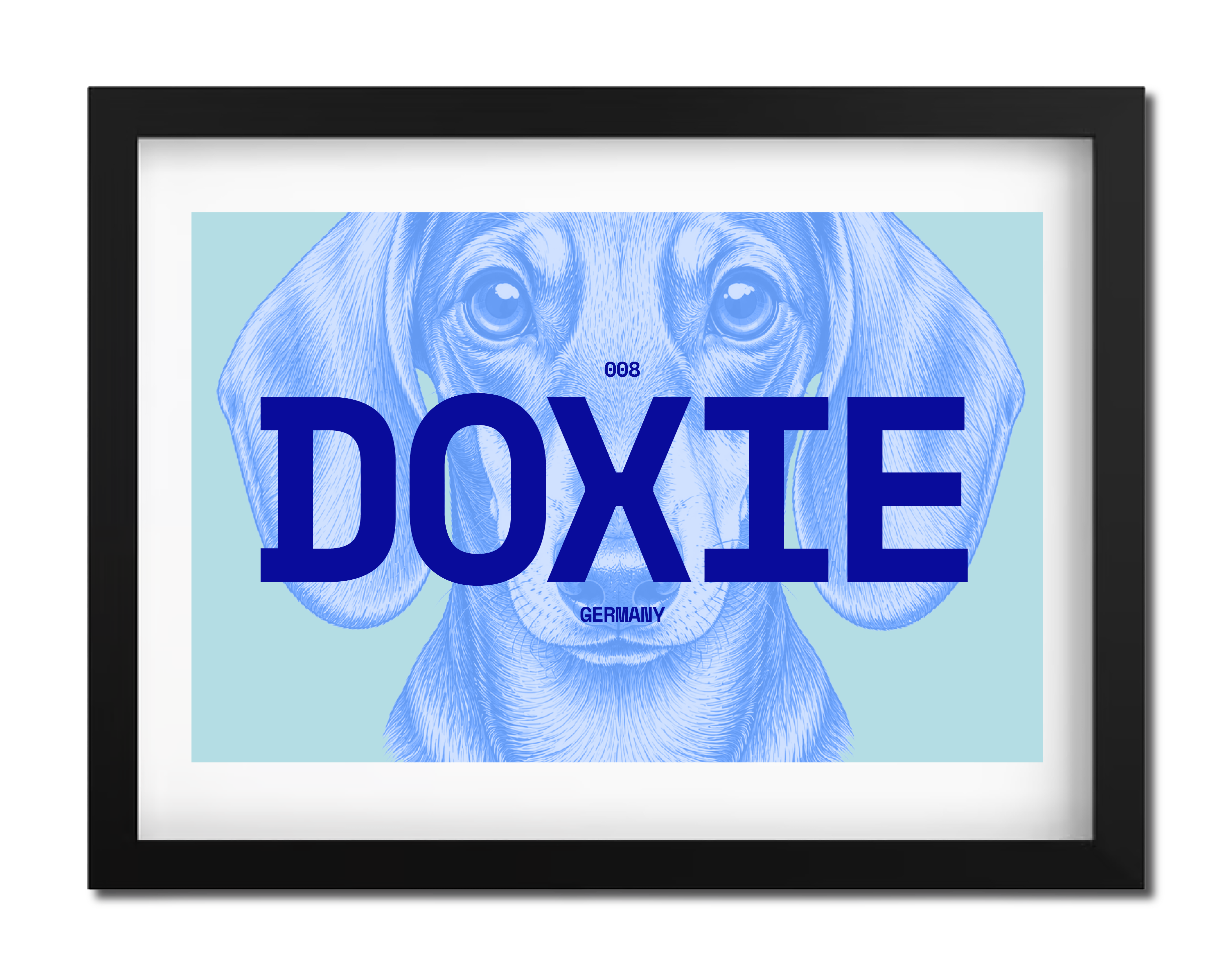 Doxie Dog Poster