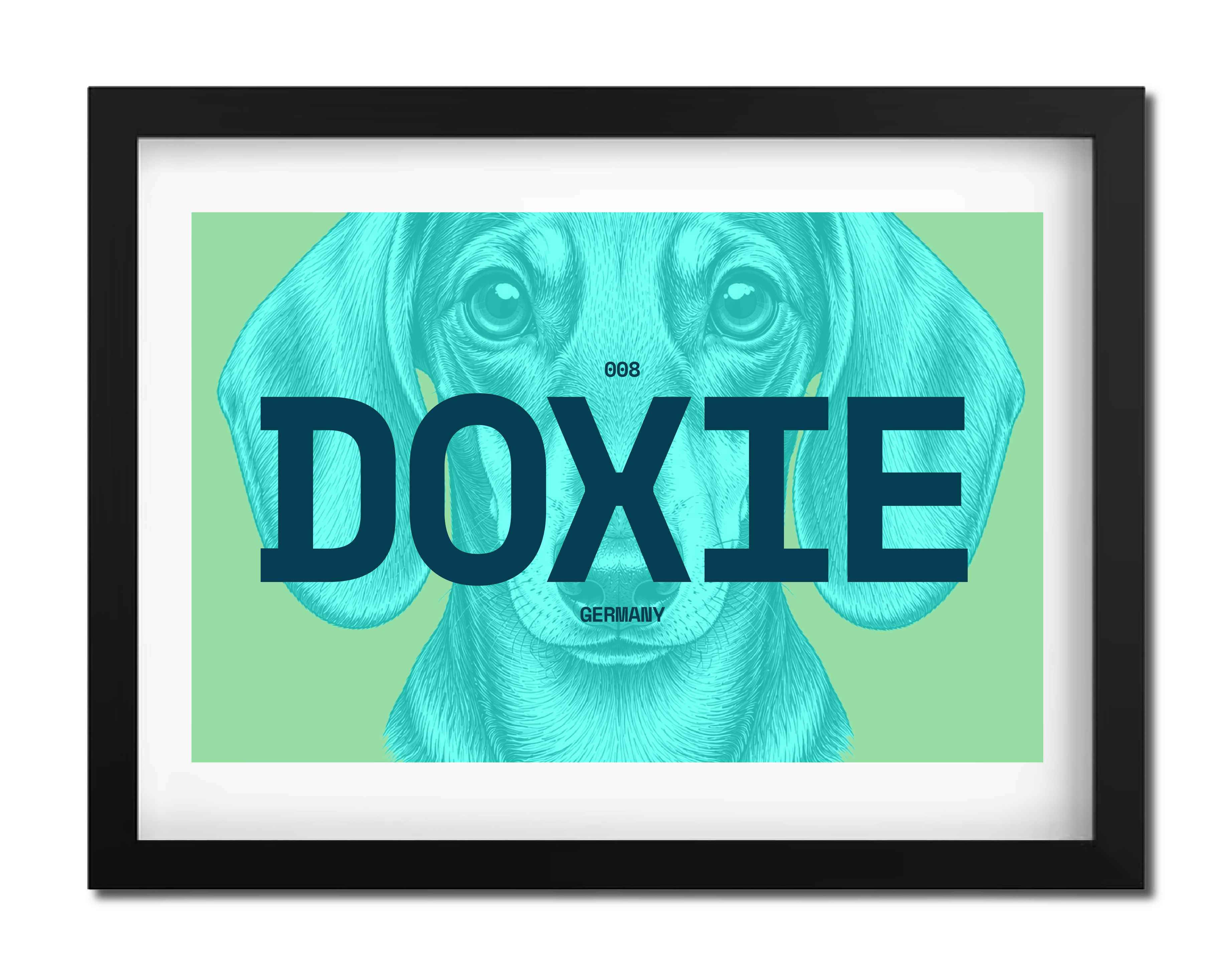 Doxie Dog Poster