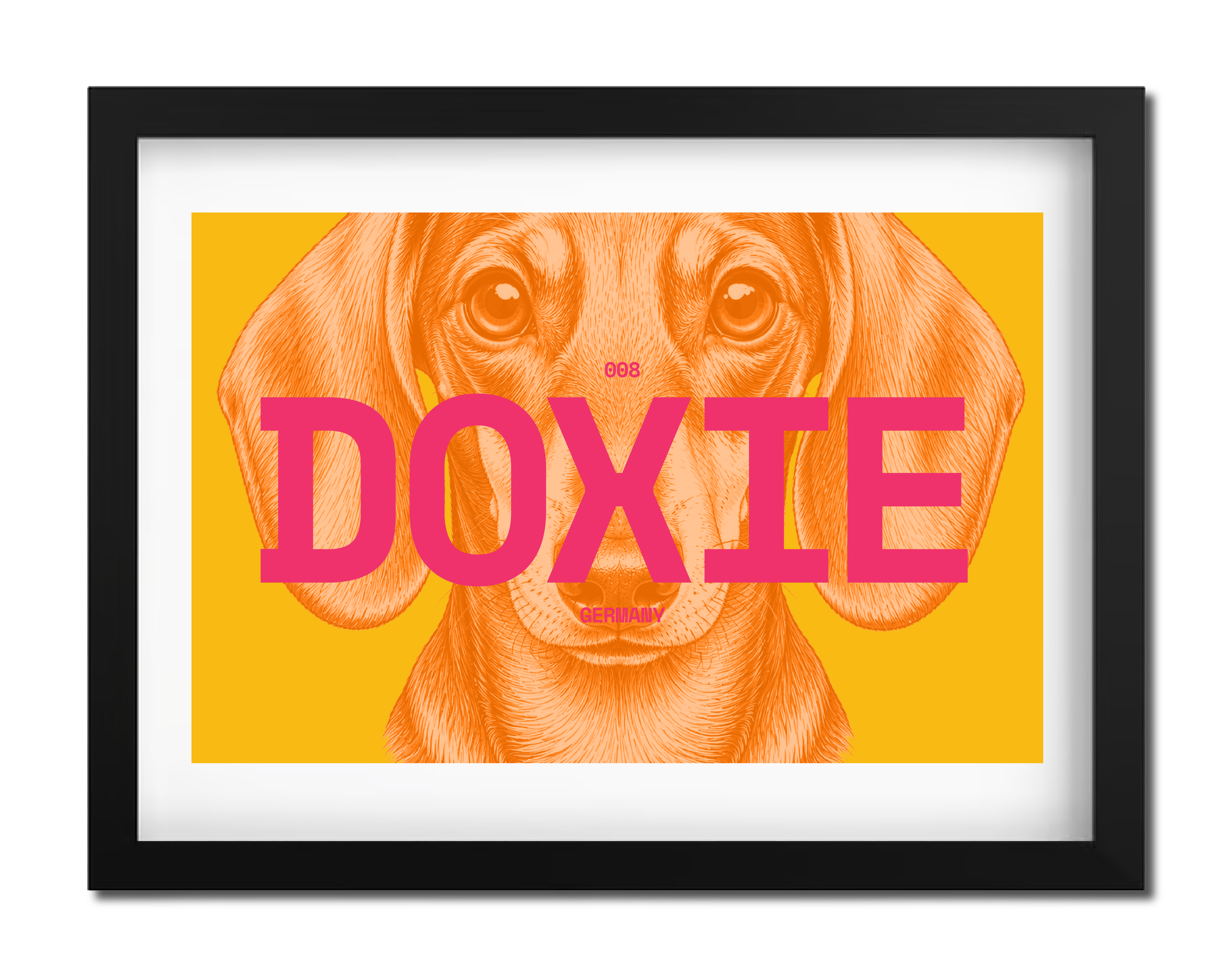 Doxie Dog Poster