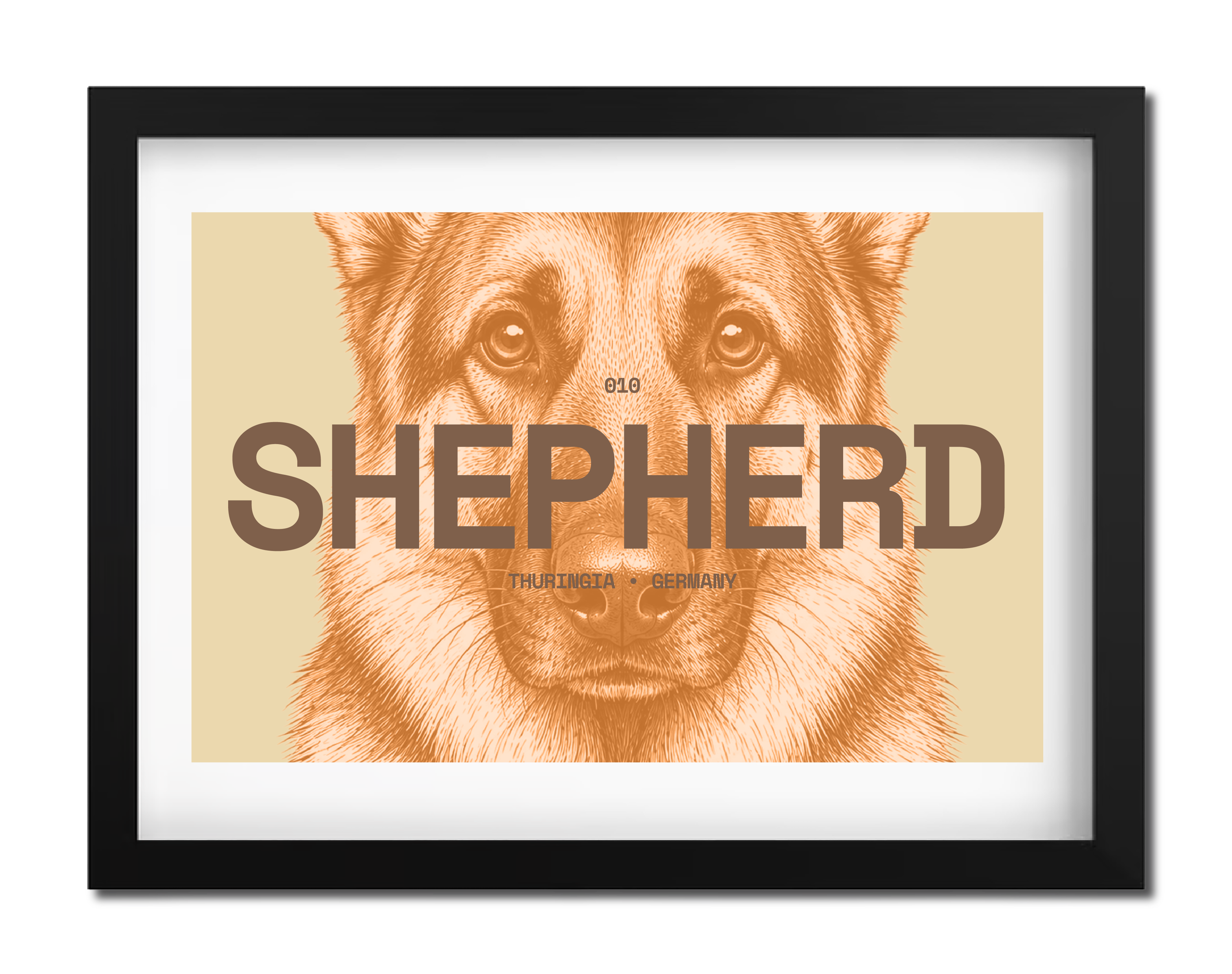 Shepherd Dog Poster