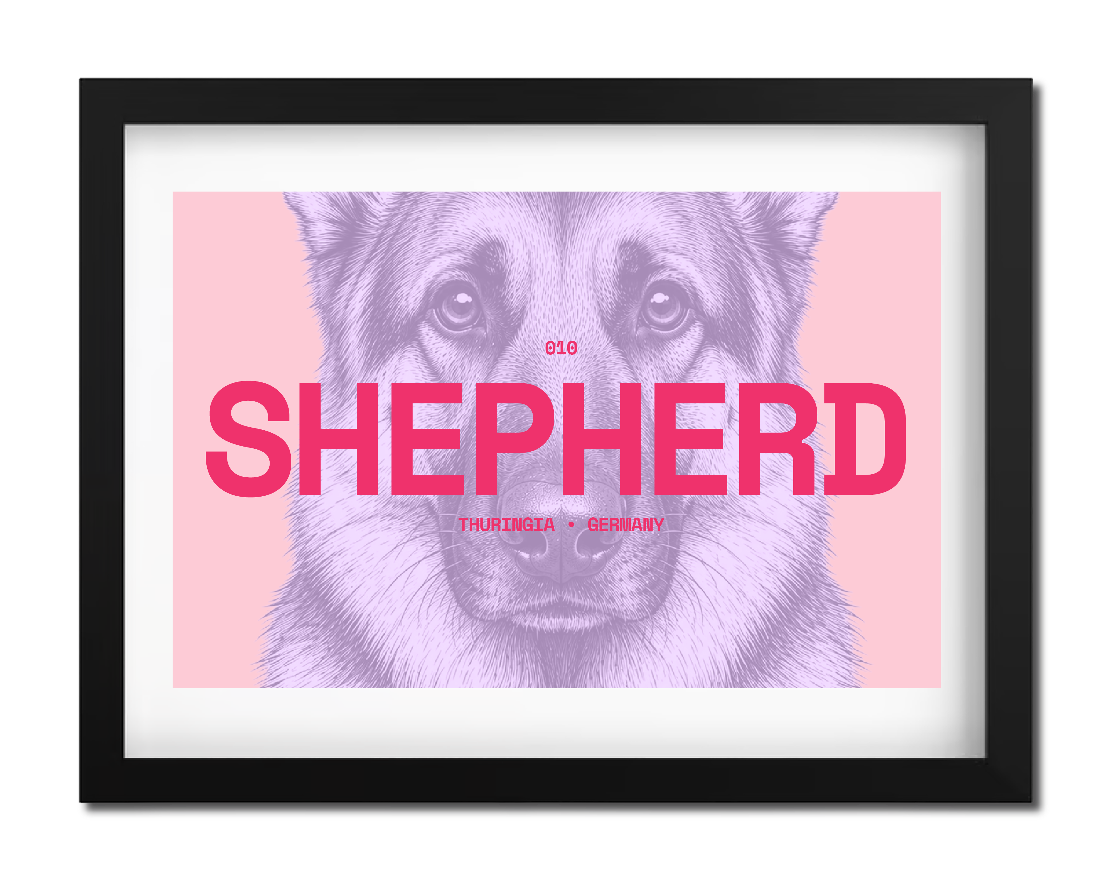 Shepherd Dog Poster