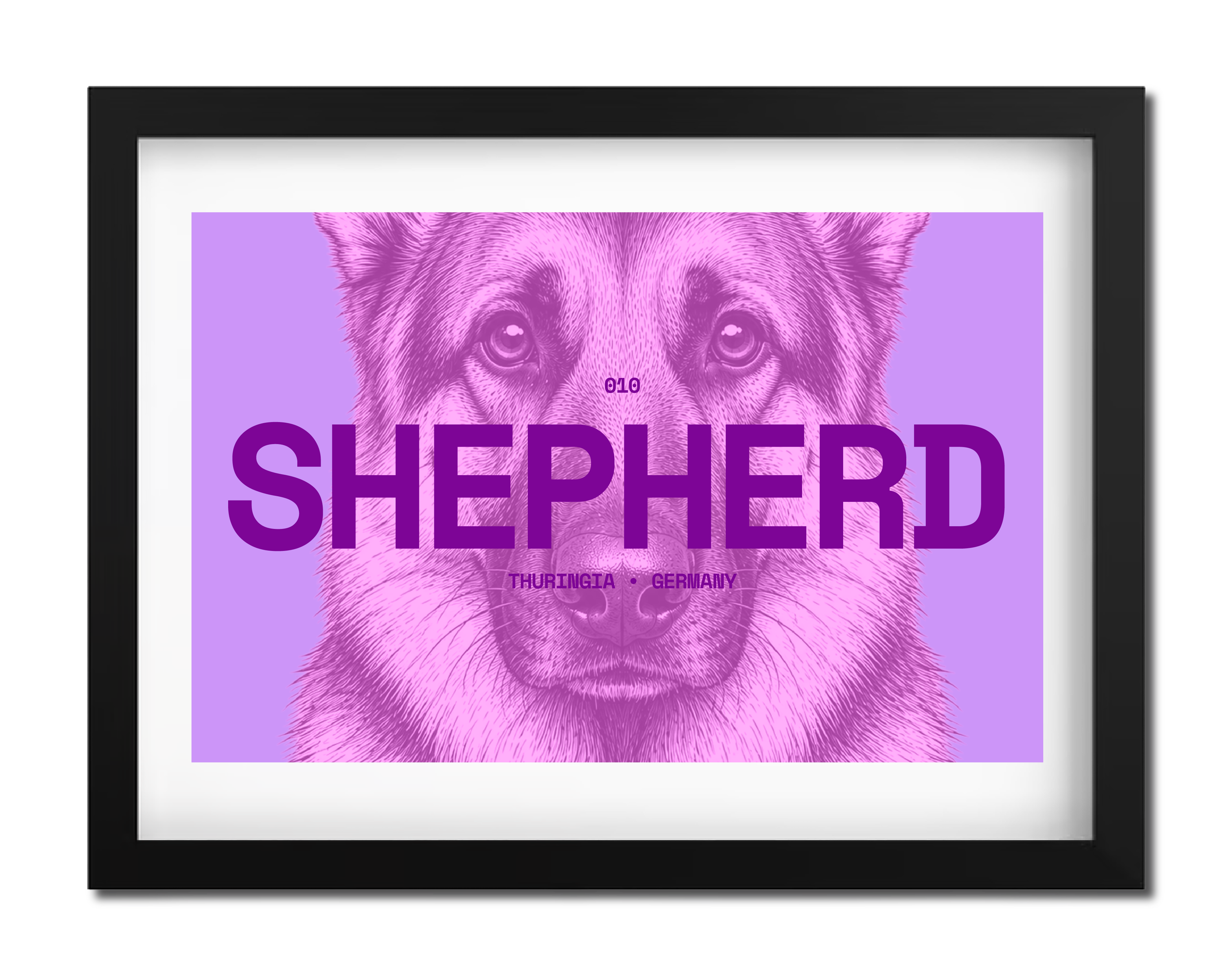 Shepherd Dog Poster