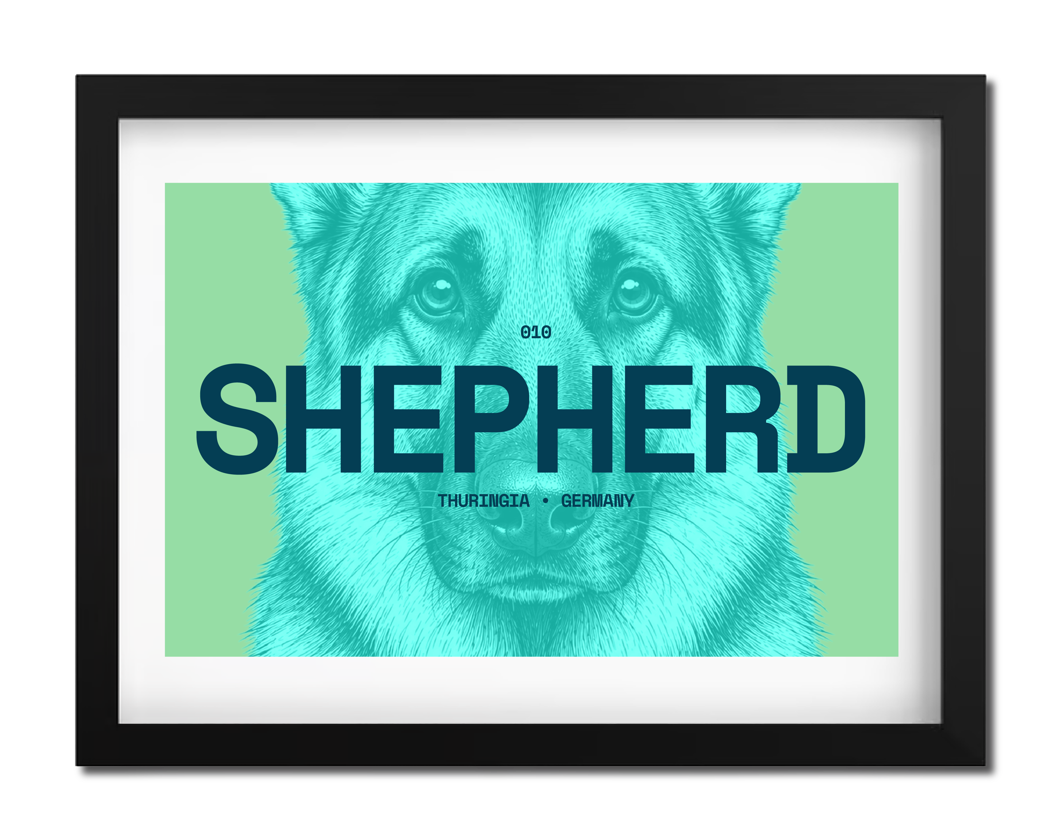 Shepherd Dog Poster